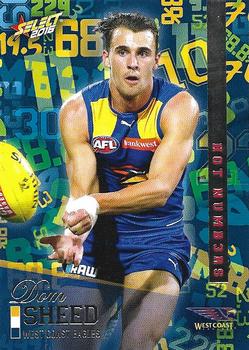 2016 Select Footy Stars - Hot Numbers #HN135 Dom Sheed Front